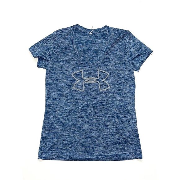 Under Armour Women's Top Blue VNeck XS - Picture 1 of 3